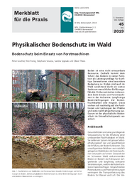 Physikalischer Bodenschutz im Wald