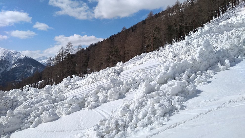 Lente diminution du danger d’avalanche