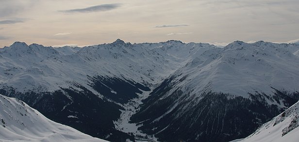 Das Dischmatal im Winter (Foto: Franziska Gerber). 
