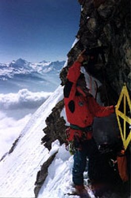 Abb. 1: Referenzpunkte im Anrissgebiet 