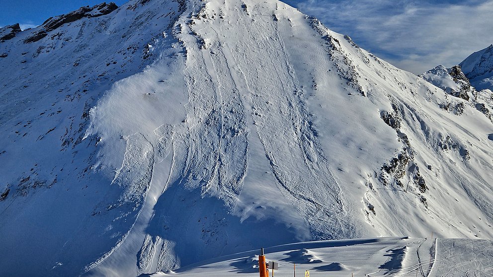 Neige soufflée, puis pluie