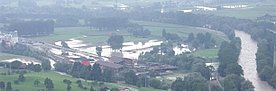Flooding at Perlen-Root (Canton of Lucerne) following the extreme weather of summer 2005 