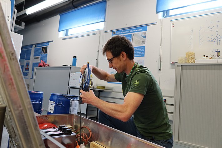 … Kabel … (Foto: Jochen Bettzieche / SLF)