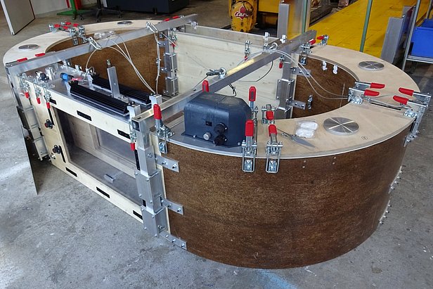 Der ringförmige Windkanal (Foto: Archiv SLF).