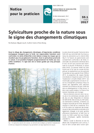 Sylviculture proche de la nature sous le signe des changements climatiques