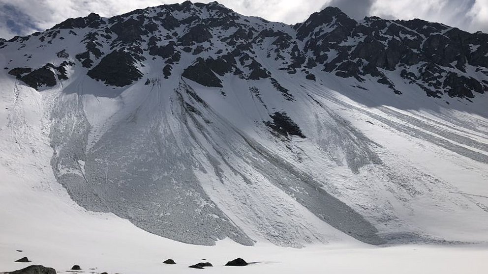 Au début, de la neige jusqu’à la limite de la forêt, puis un temps orageux et doux
