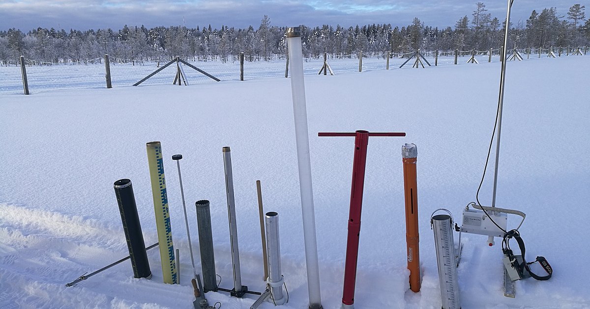 How snow is measured in Europe