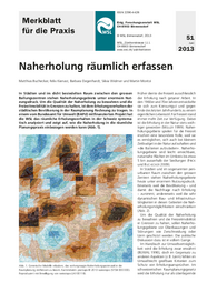 Naherholung räumlich erfassen