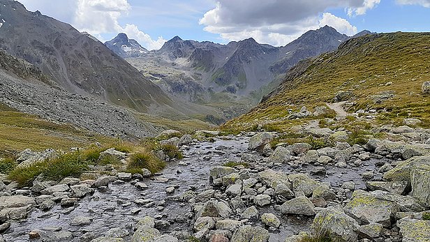 Near the Grialetsch Pass