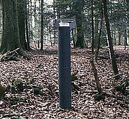 Abb. 3 - Regensammler auf der LWF-Fläche Lausanne 