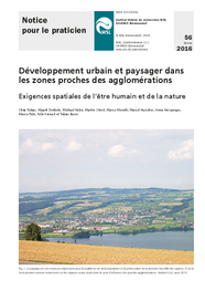 Exigences spatiales de l'être humain et de la nature
