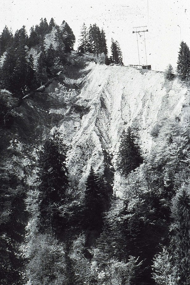 Abbildung 1: Die "Schwandrübi" vor den Verbaumassnahmen (1978)..