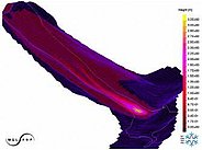 Abb. 1: Momentaufnahme einer Lawine 