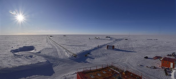 View from my bedroom at midnight. (Photo: Matthias Jaggi / SLF)