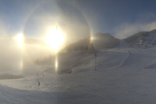 Nach viel Sonne Rückkehr des Winters